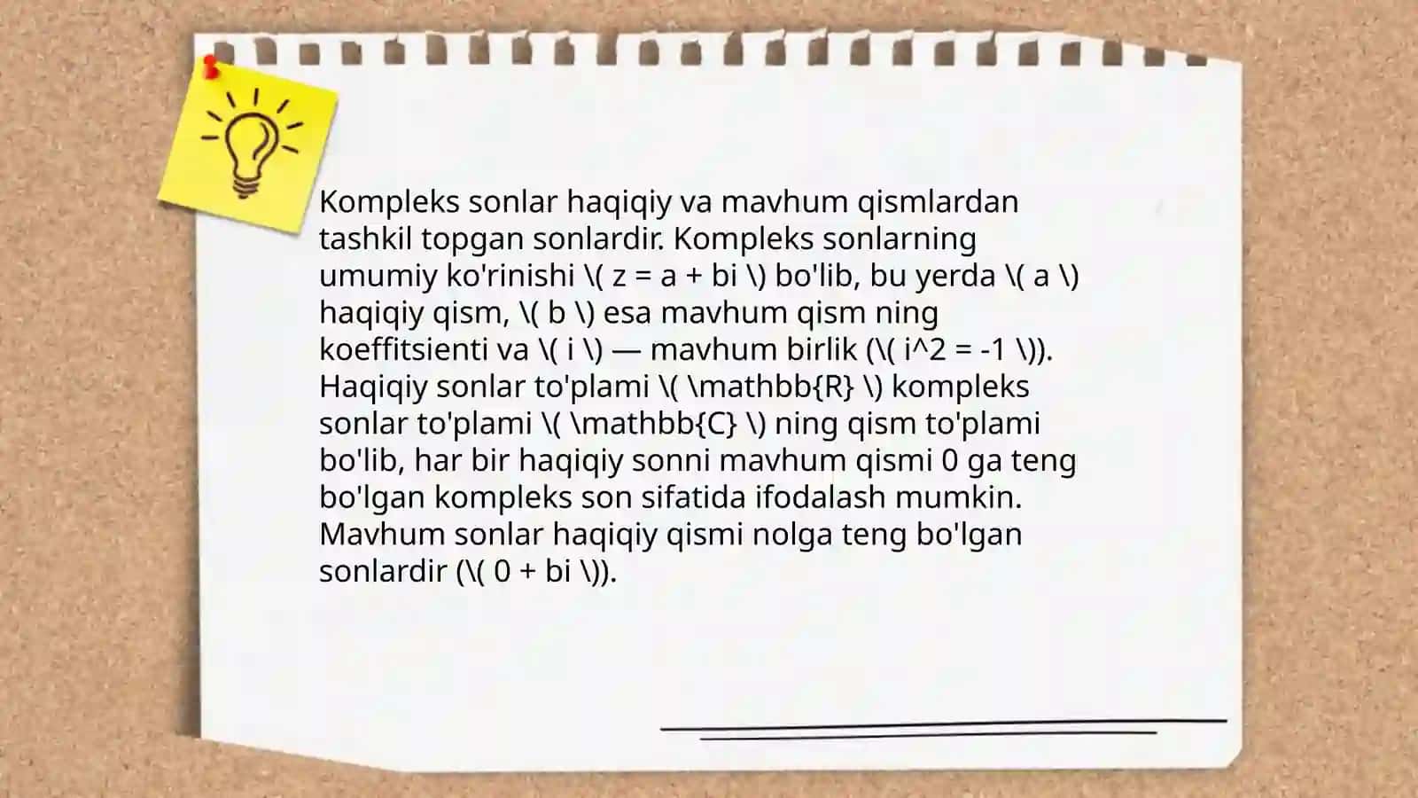 Kompleks sonlarning geometrik maʼnosi va trigonometrik shakli 4