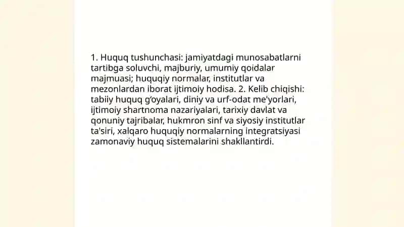 Davlat va Huquqning kelib chiqishi 4