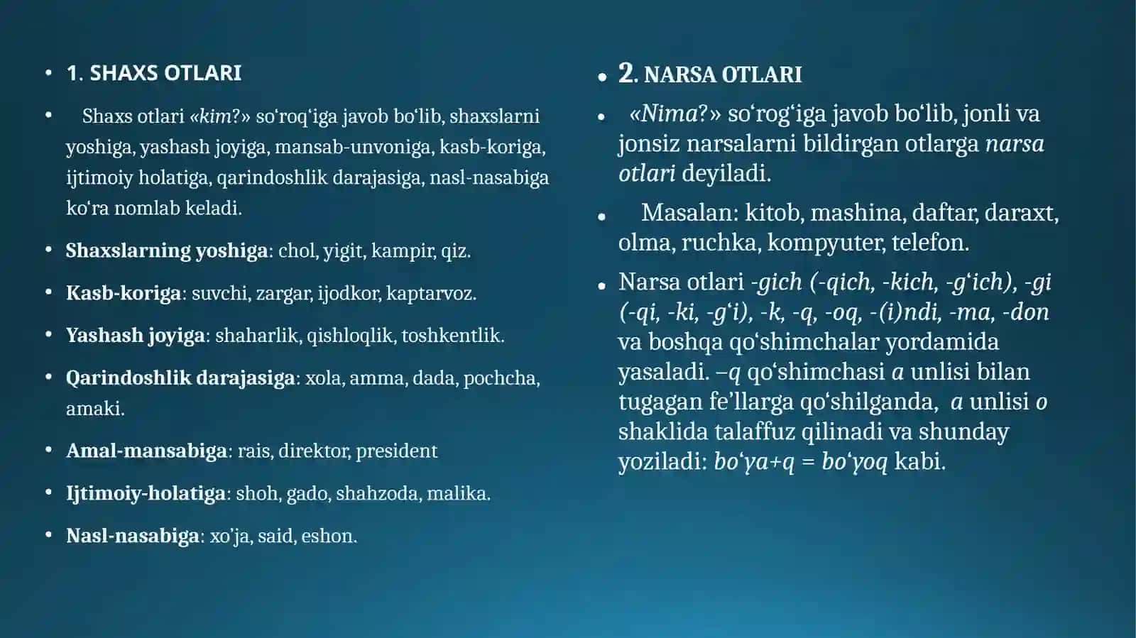 Ot soʻz turkumi 4