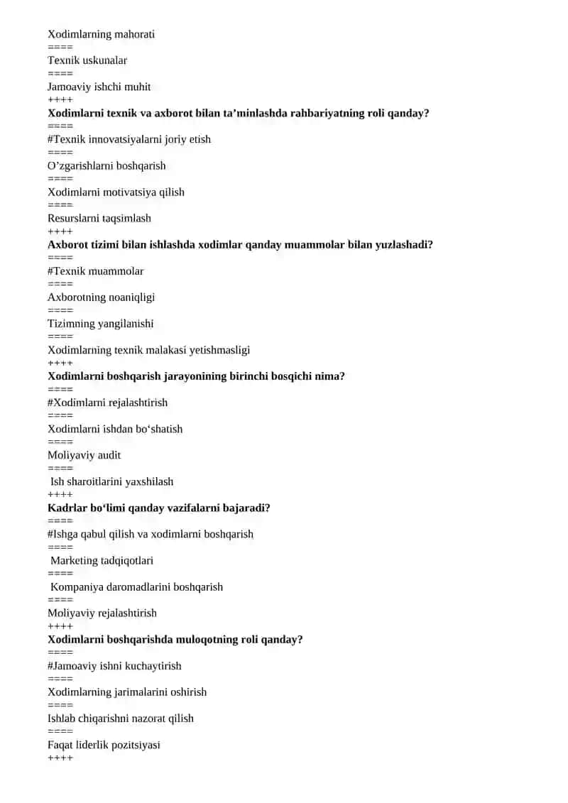 Mehnat unumdorligini oshirish 4