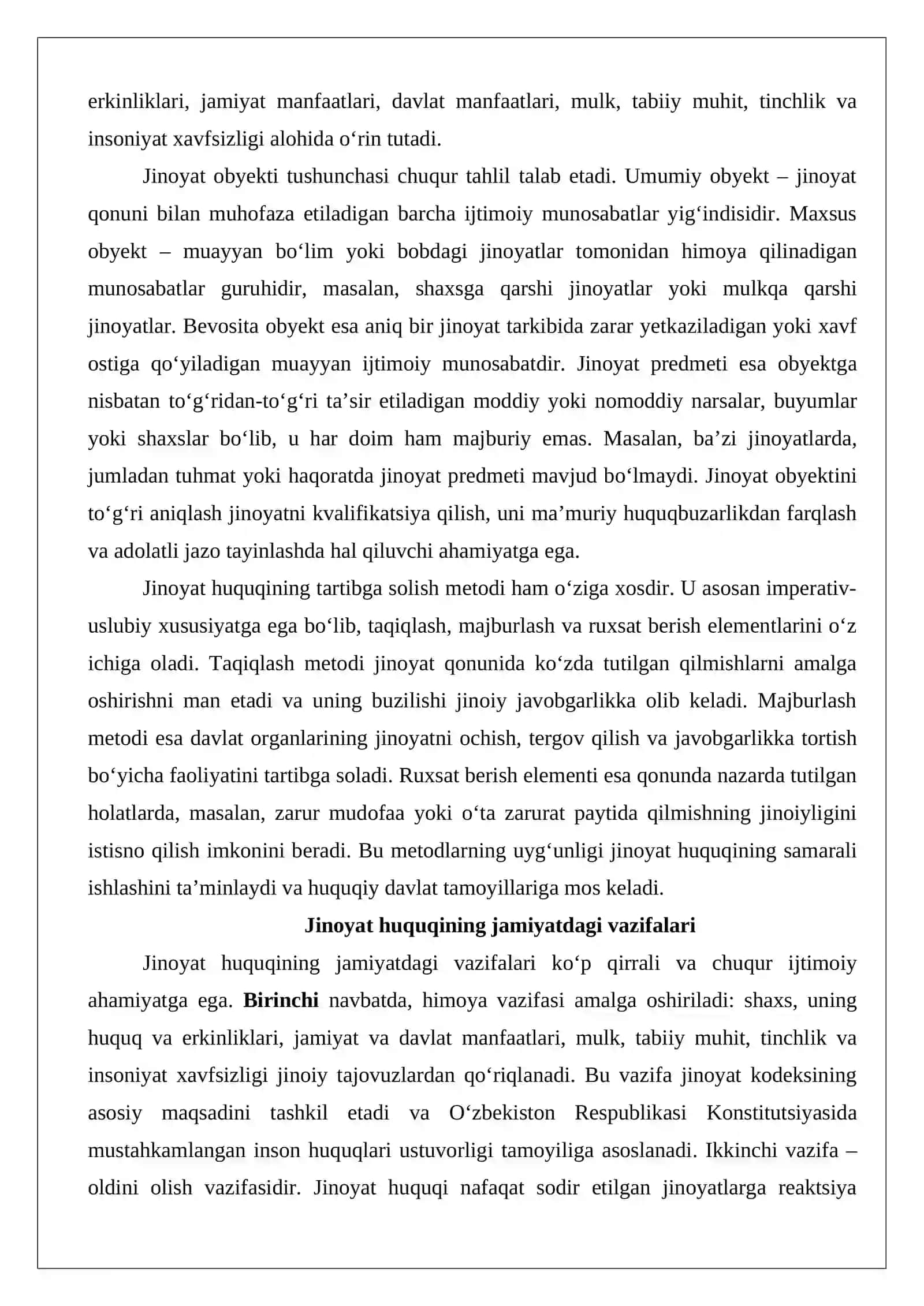 Jinoyat huquqi faniga kirish 4