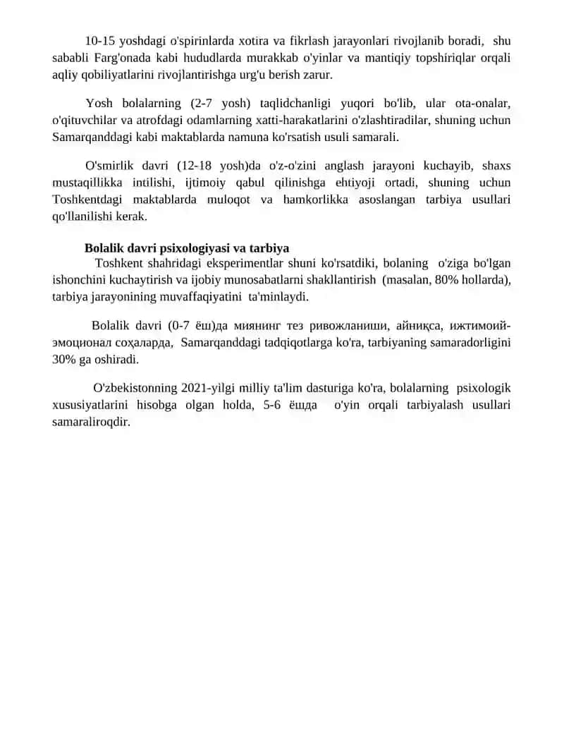Tarbiya jarayonining pisixologik asoslari 4