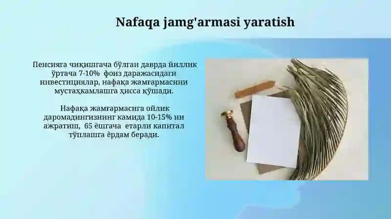 Shaxsiy moliyaviy reja tuzish 4
