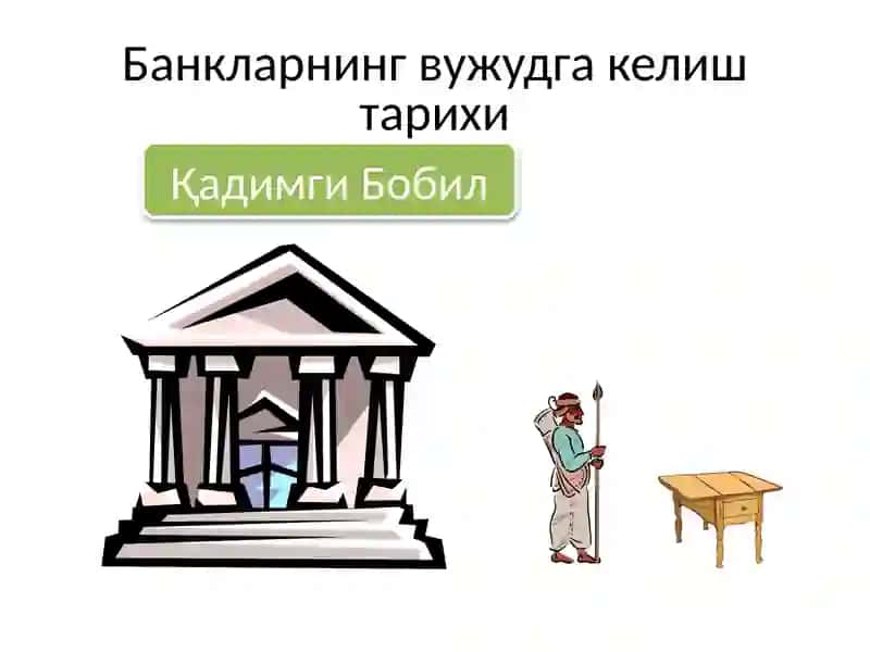 БАНКЛАРНИНГ КЕЛИБ ЧИҚИШИ ВА БАНК ТИЗИМИ 4