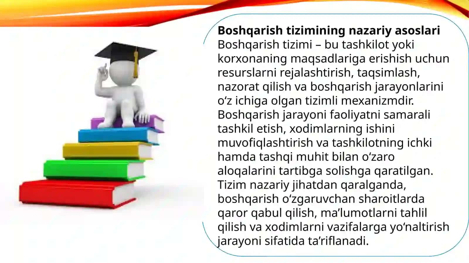 Boshqarish tizimida ish yuritish asoslari. 4