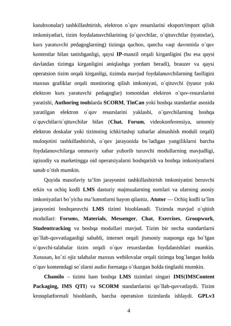 LMS TIZIMLARI VA ULARNING TAVSIFI 4