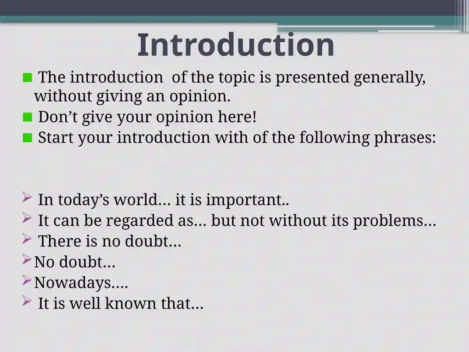 Writing skillsFor-and–against essays 4