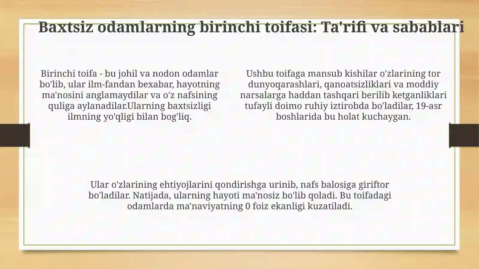 A.Fitratning Rahbari najot risolasidagi Baxtsiz odamlarning ikki toifasi 4