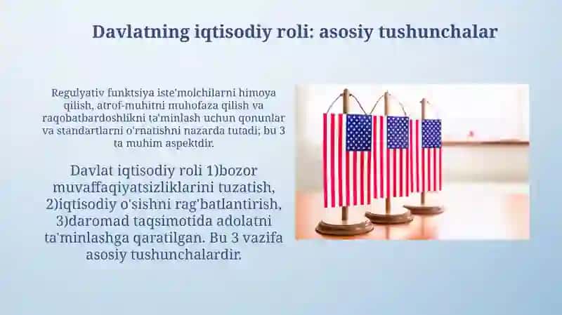Davlatning iqtisodiy rolli 4