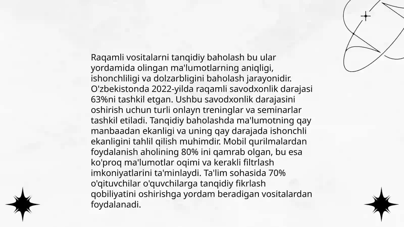 Media savodxonlikni qanday oshirish mumkin? 4