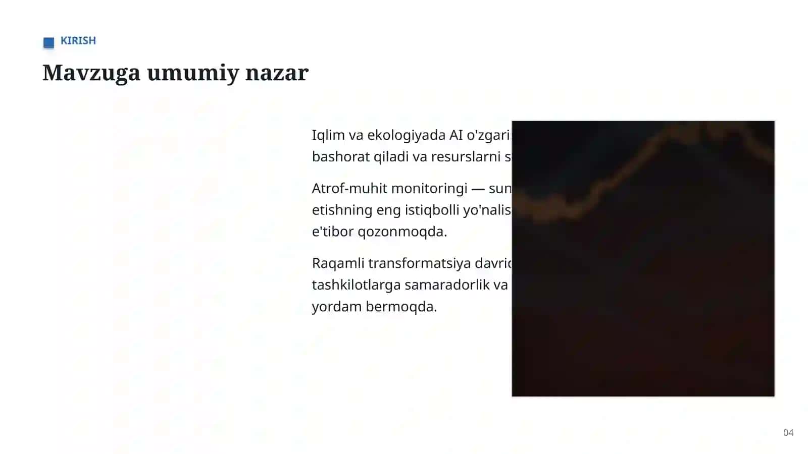 AI IQLIM VA EKOLOGIYADA 4