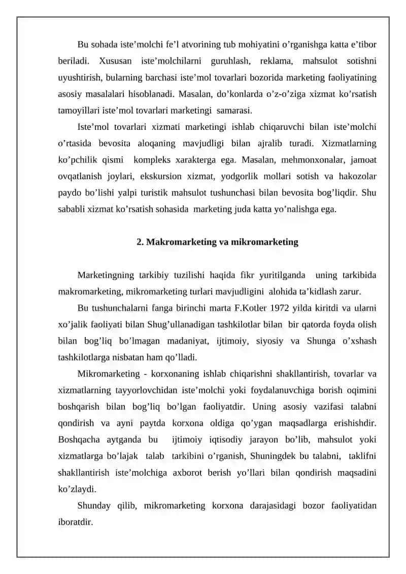 Marketing tizimi va sohasi 4