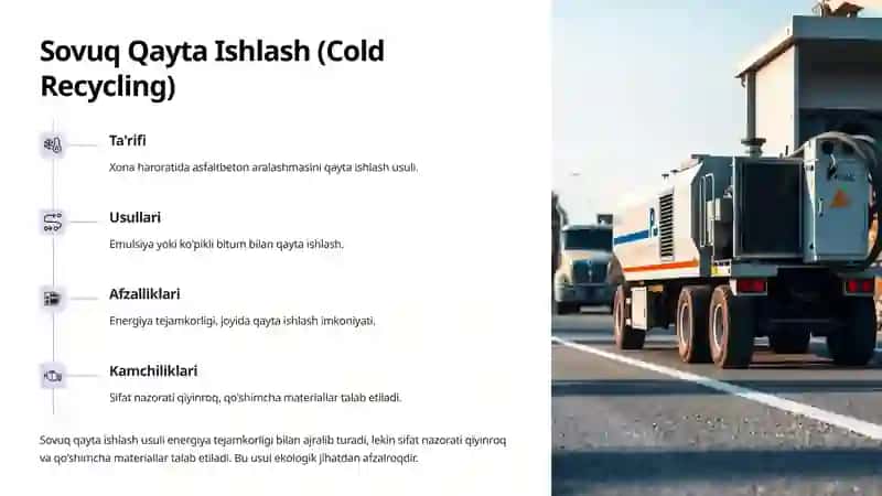 Asfaltbetonni qayta ishlash usullari 4