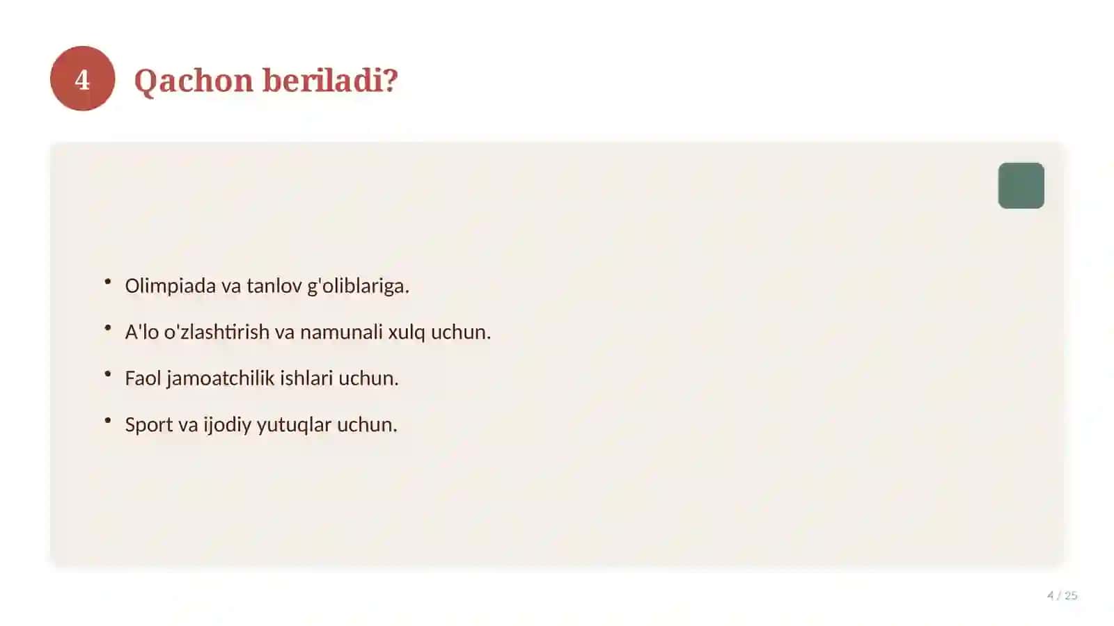 Tayyorlash va dizayn bo'yicha qo'llanma 4