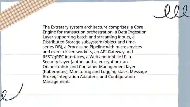 Extratary system 4
