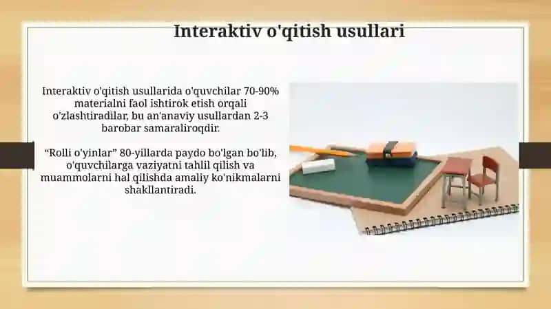 Ta'lim metodlari va vositalari 4