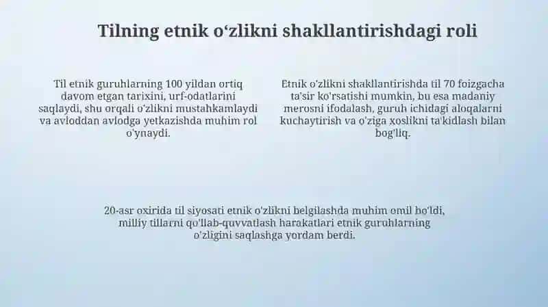 Til va etnik guruhlar 4