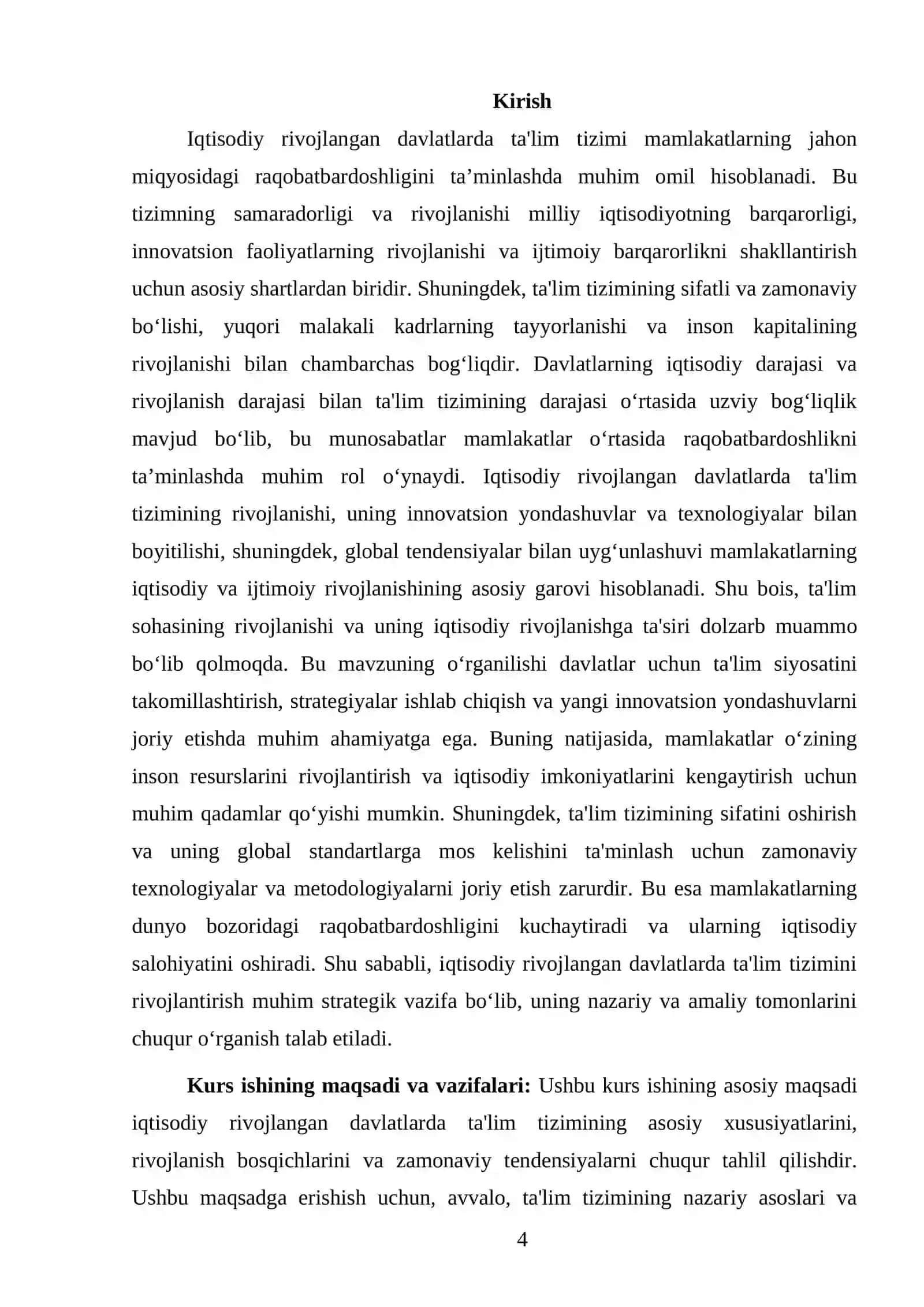 Iqtisodiy rivojlangan davlatlarda ta'lim tizimi 4