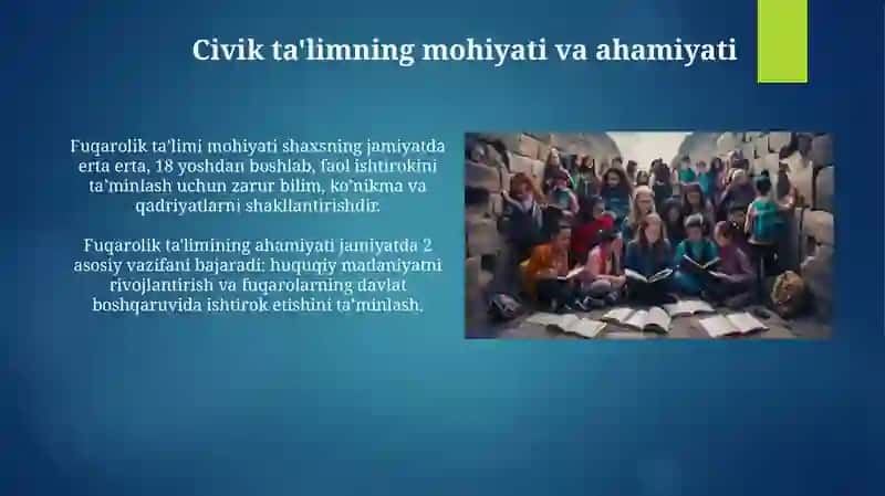 Fuqarolik tarbiyasi 4