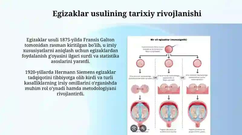 Egizaklar usuli 4