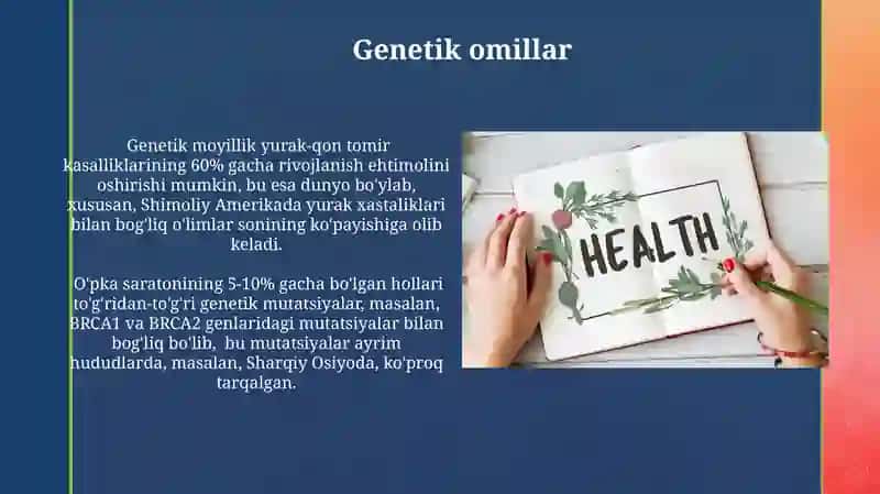 Salomatlika ta’sir etuvchi omillar 4