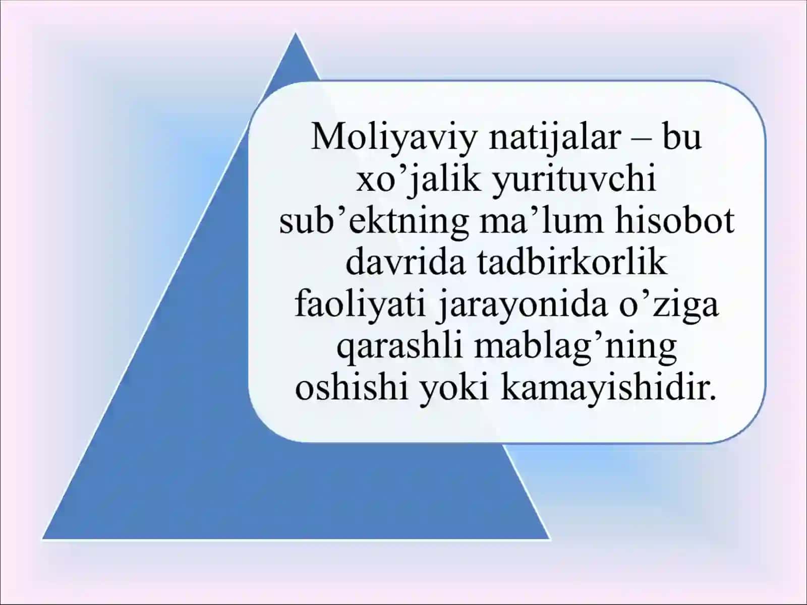 MOLIYAVIY NATIJALARTO'GRIRSIDAGIHISOBOTAUDITI 4
