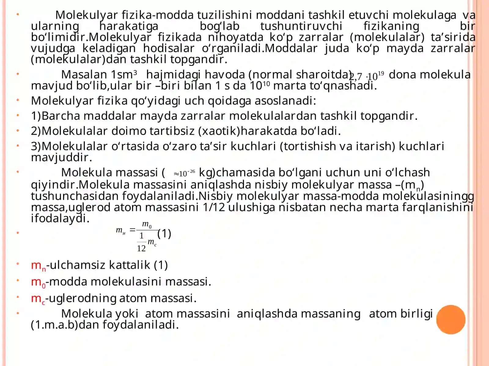 IDEAL GAZ TUSHUNCHASI 4