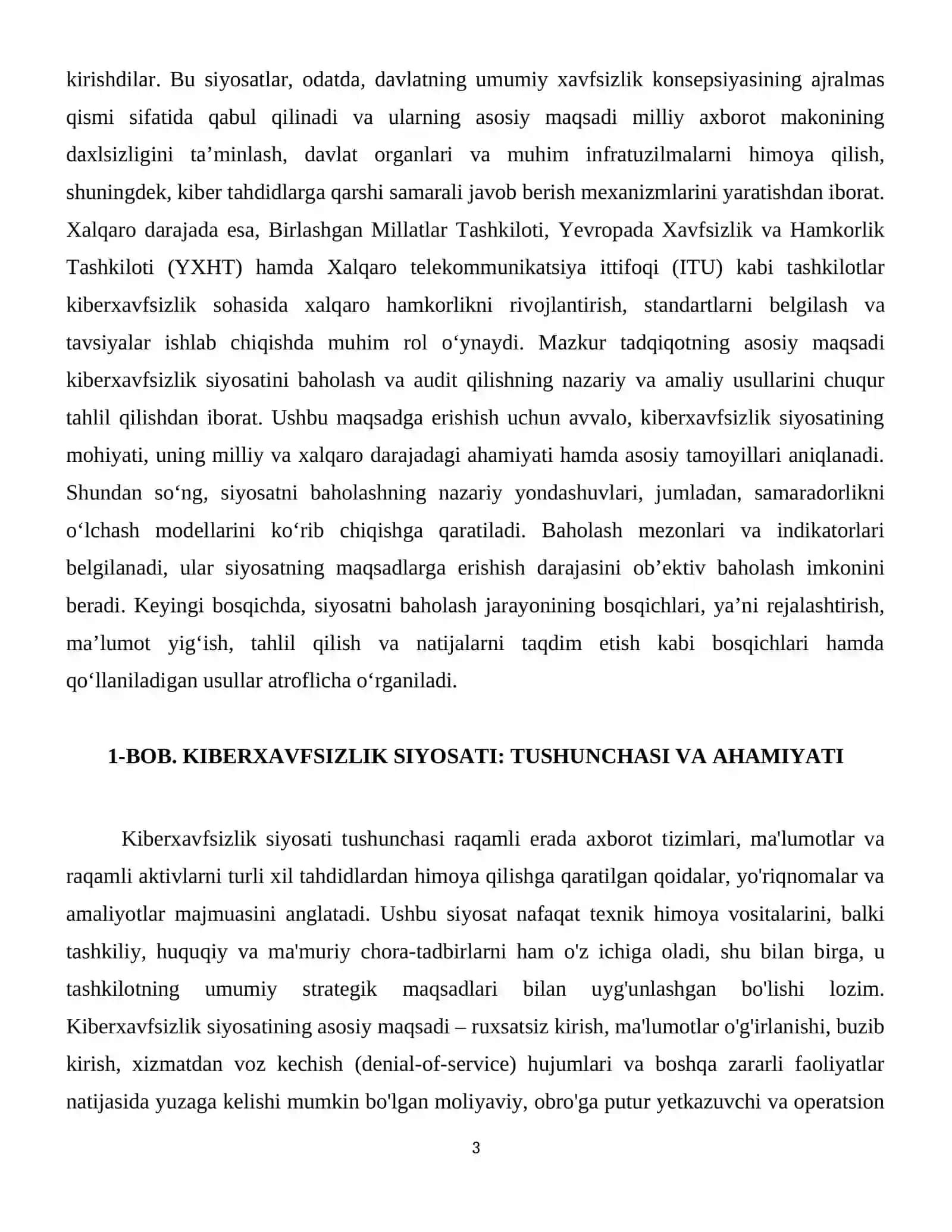 Kiberxavfsizlik siyosatini baholash va audit qilish usullari 4