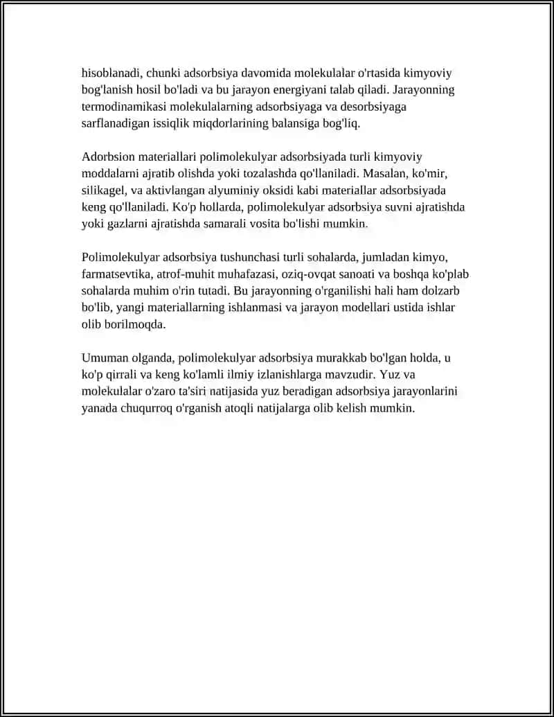 POLIMOLEKULYAR ATSORBSIYA 4