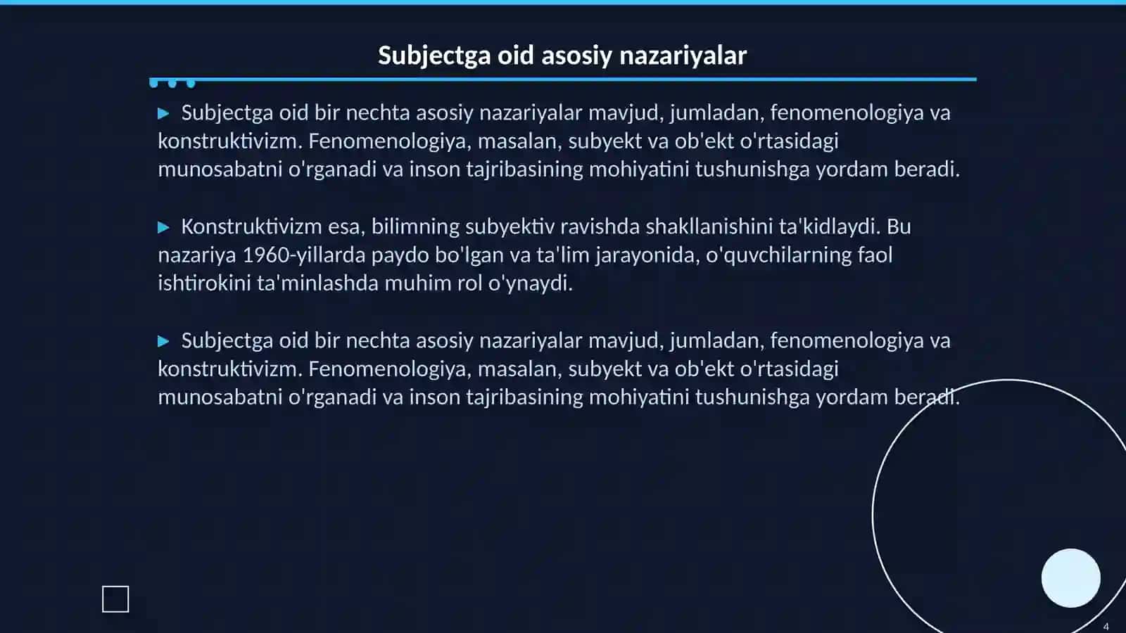 Subject tushunchasi va muhimligi 4