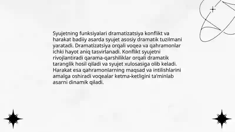Syujetning Badiiy Asar Tarkibi 4