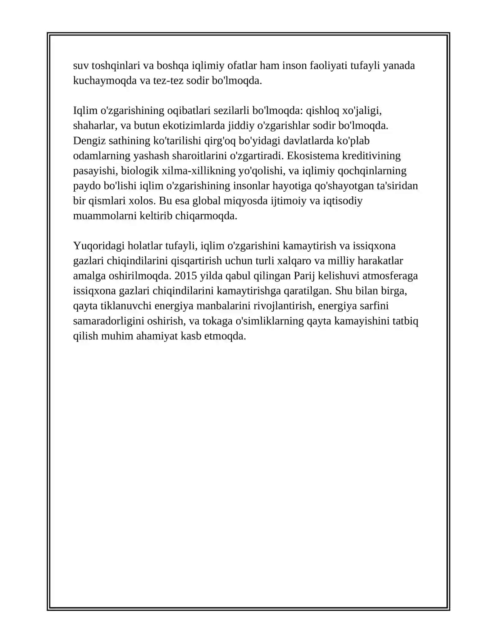 INSON FAOLIYATINING TABIATGA TA'SIRI VA TABIATNING JAVOBI 4