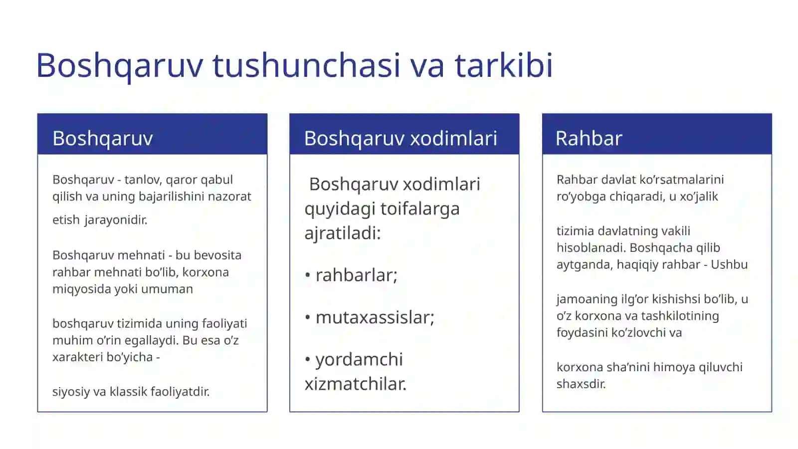 Zamonaviy boshqaruv madaniyati 4