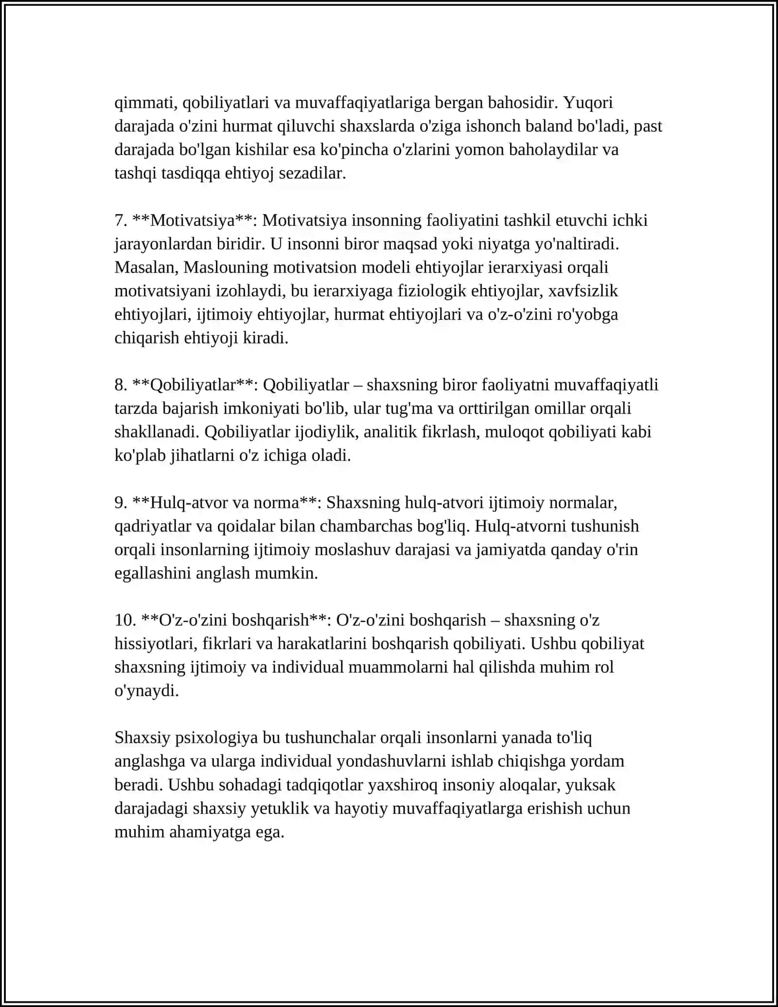SHAXS PSIXOLOGIYASI VA KASBIY SHAKLLANISH 4