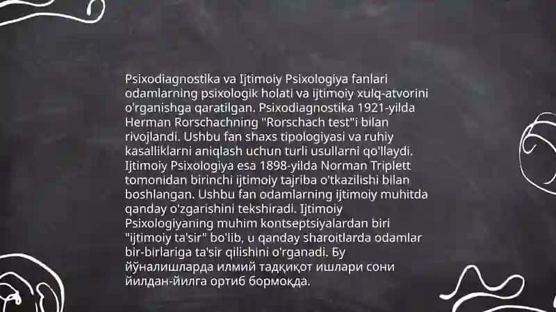 Psixodiagnostika va Psixologiya 4