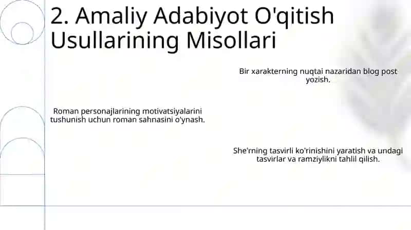 Adabiy ta'lim metodlarining amaliyotga tatbig'i 4