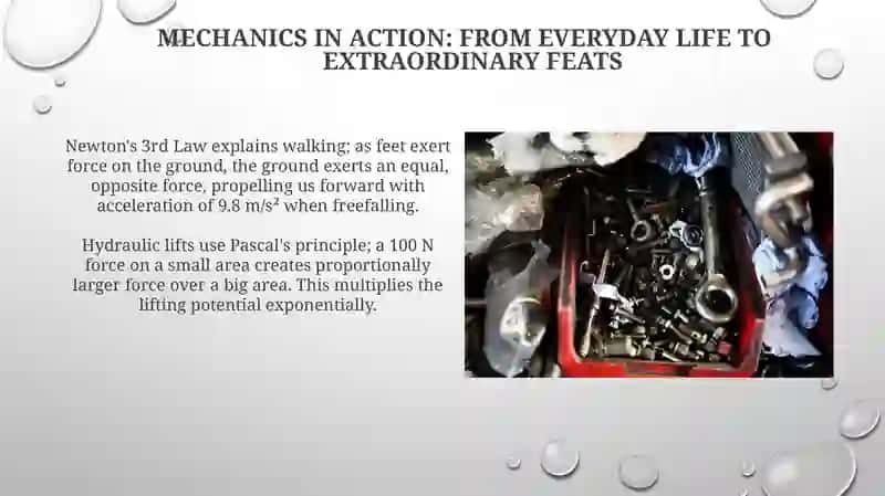 Mechanics in Our Lives 4