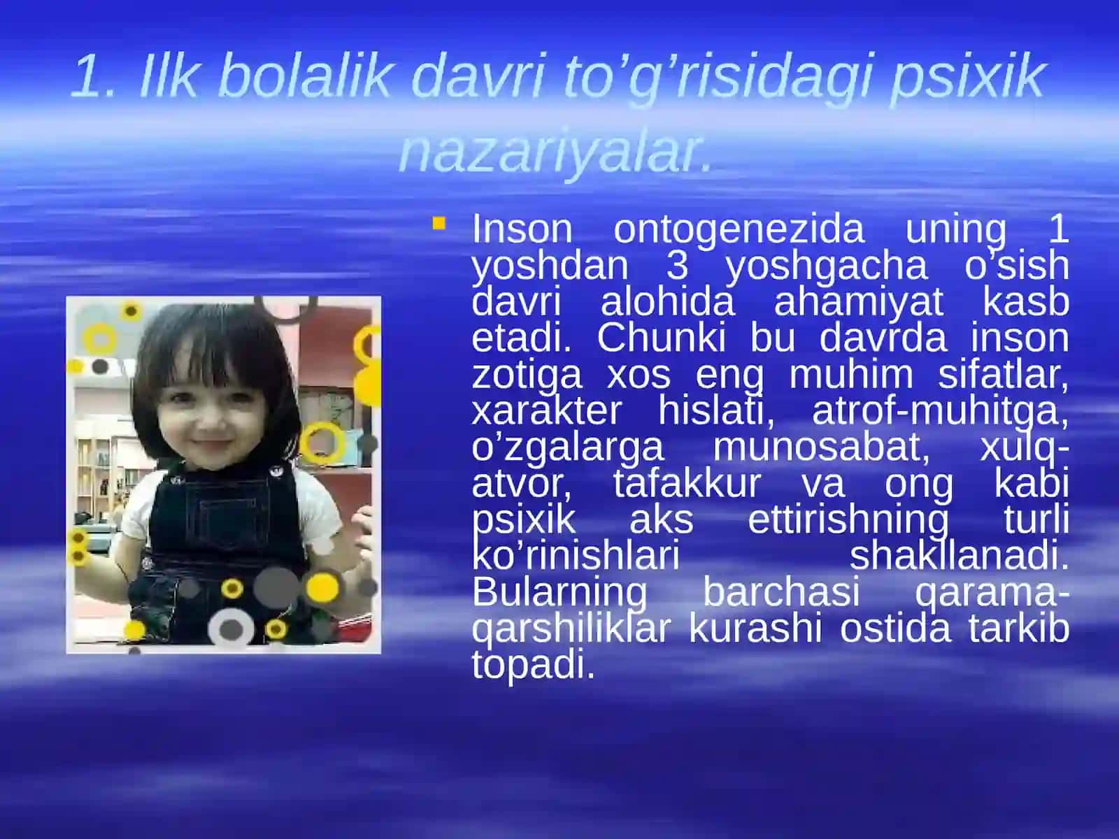 Ilk bolalik davri 4