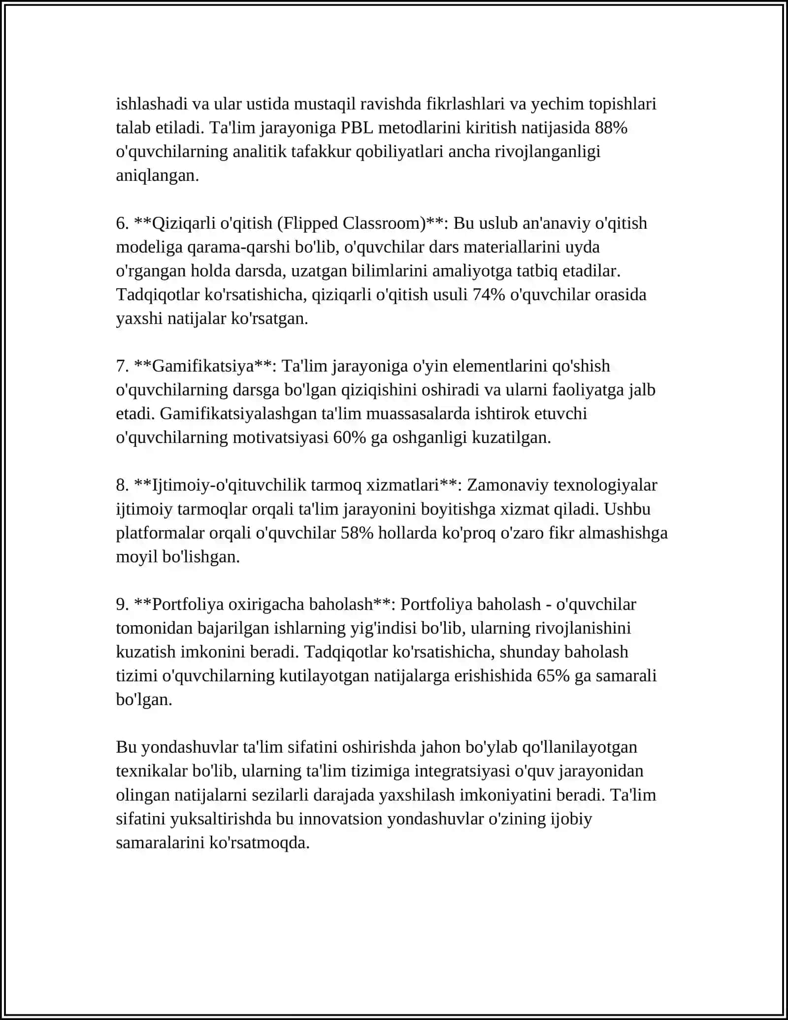 TA'LIM SIQATI SAMARADORLIGI VA OCHIQLIGINI OSHIRISH 4