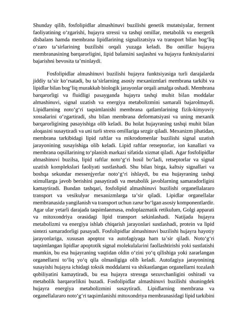 Fosfolipidlar almashinuvi buzilishi 4