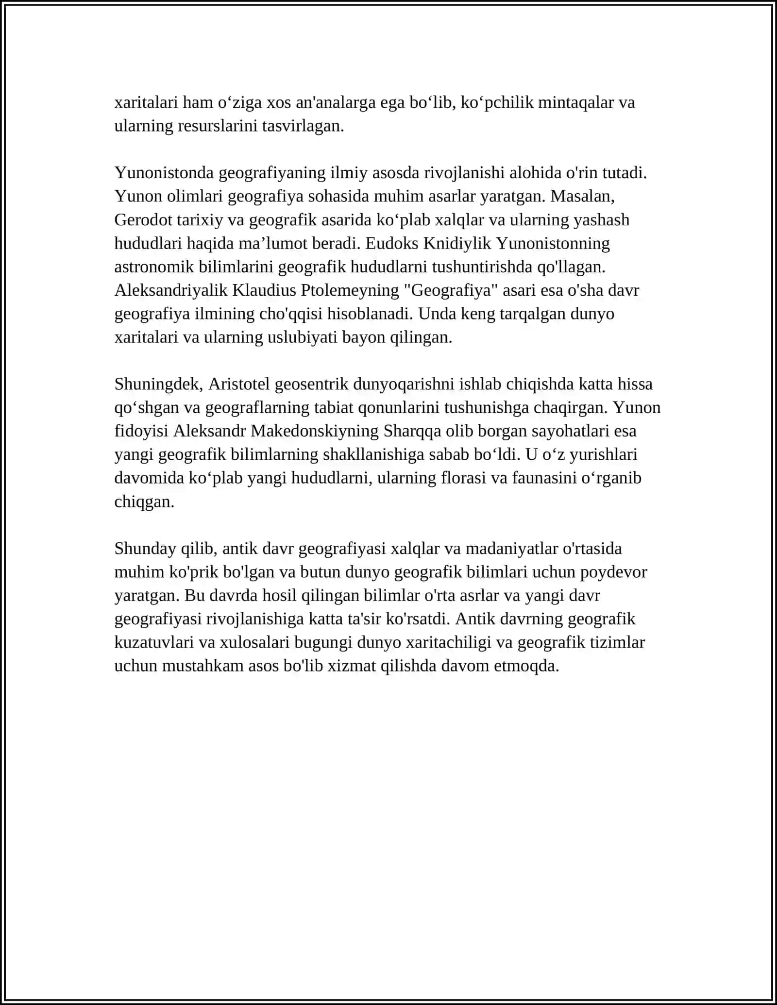GEOGRAFIYANING RIVOJLANISH BOSQICHLARI 4
