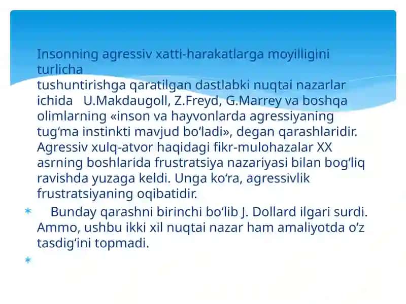 Agressiv xulq motivatsiyasi 4