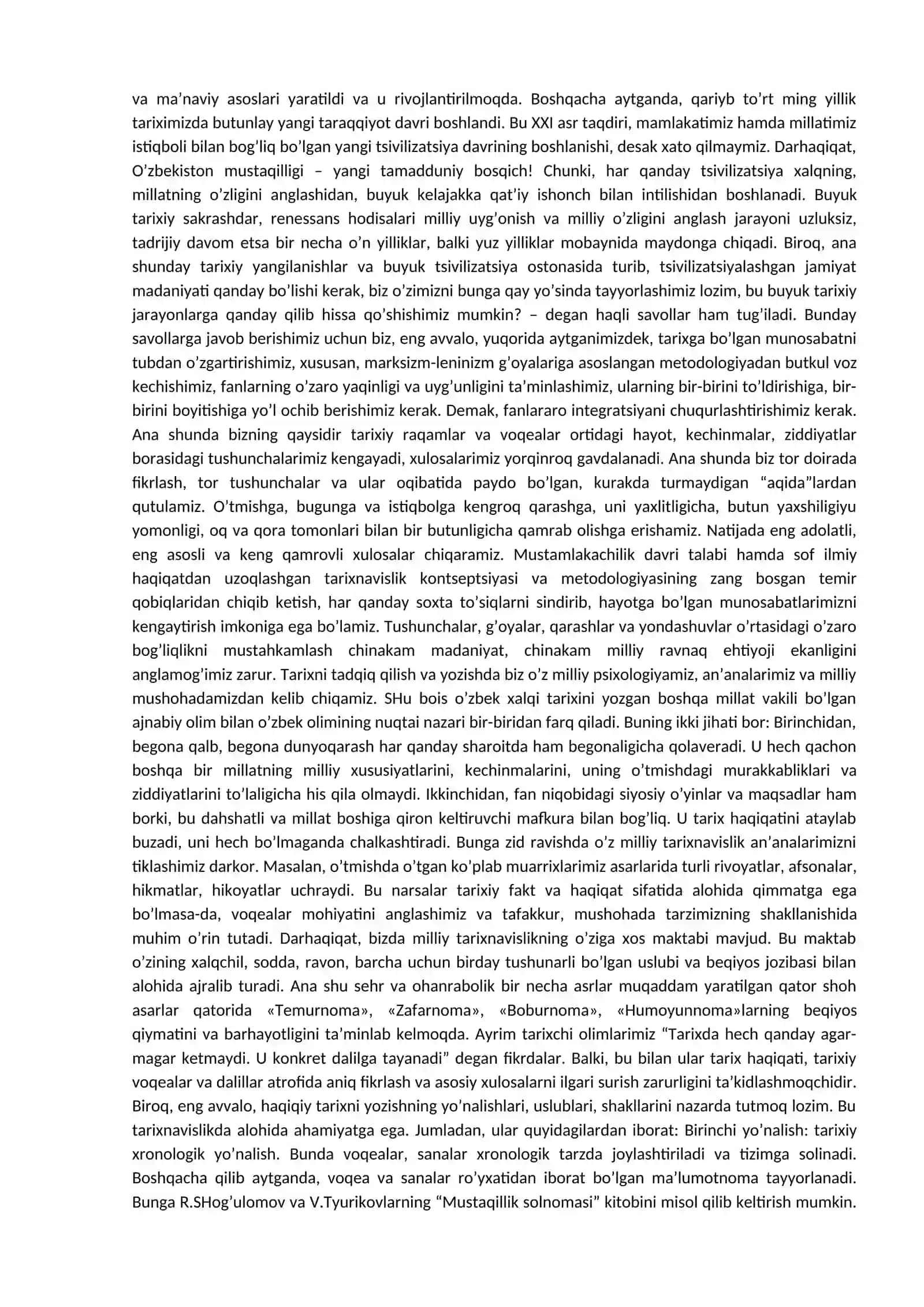 TARIX FALSAFASI, SIVILIZATSIYA VA MADANIYAT 4