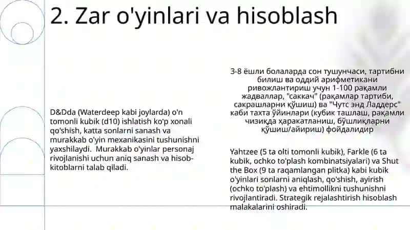 Kartalar o'yini va Matematika 4