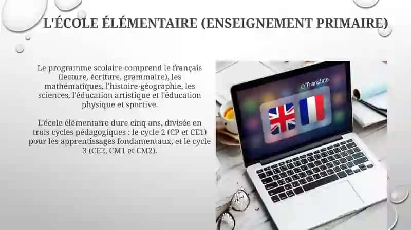 Le système éducatif de la France La Francophonie 4