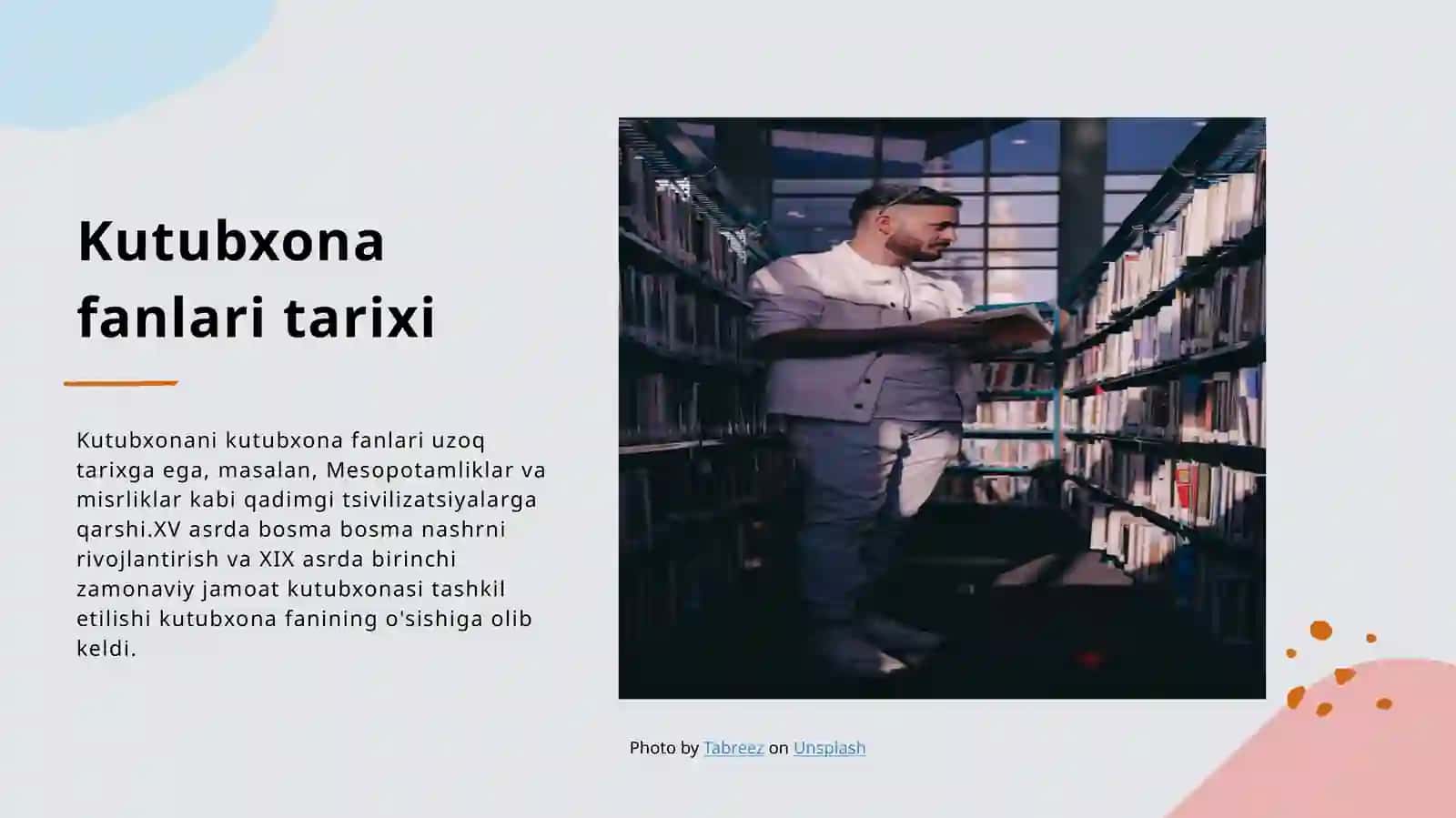 Kutubxona fanlari 4