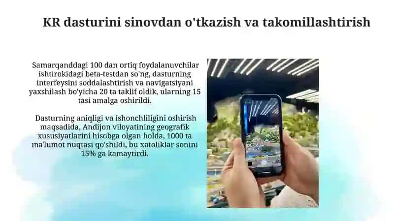 Kengaytirilgan Haqiqat Ilovasi 4