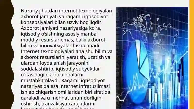Milliy iqtisodiyotni turli sohalarida internet texnalogiyasidan samarali foydalanish yo'llari 4