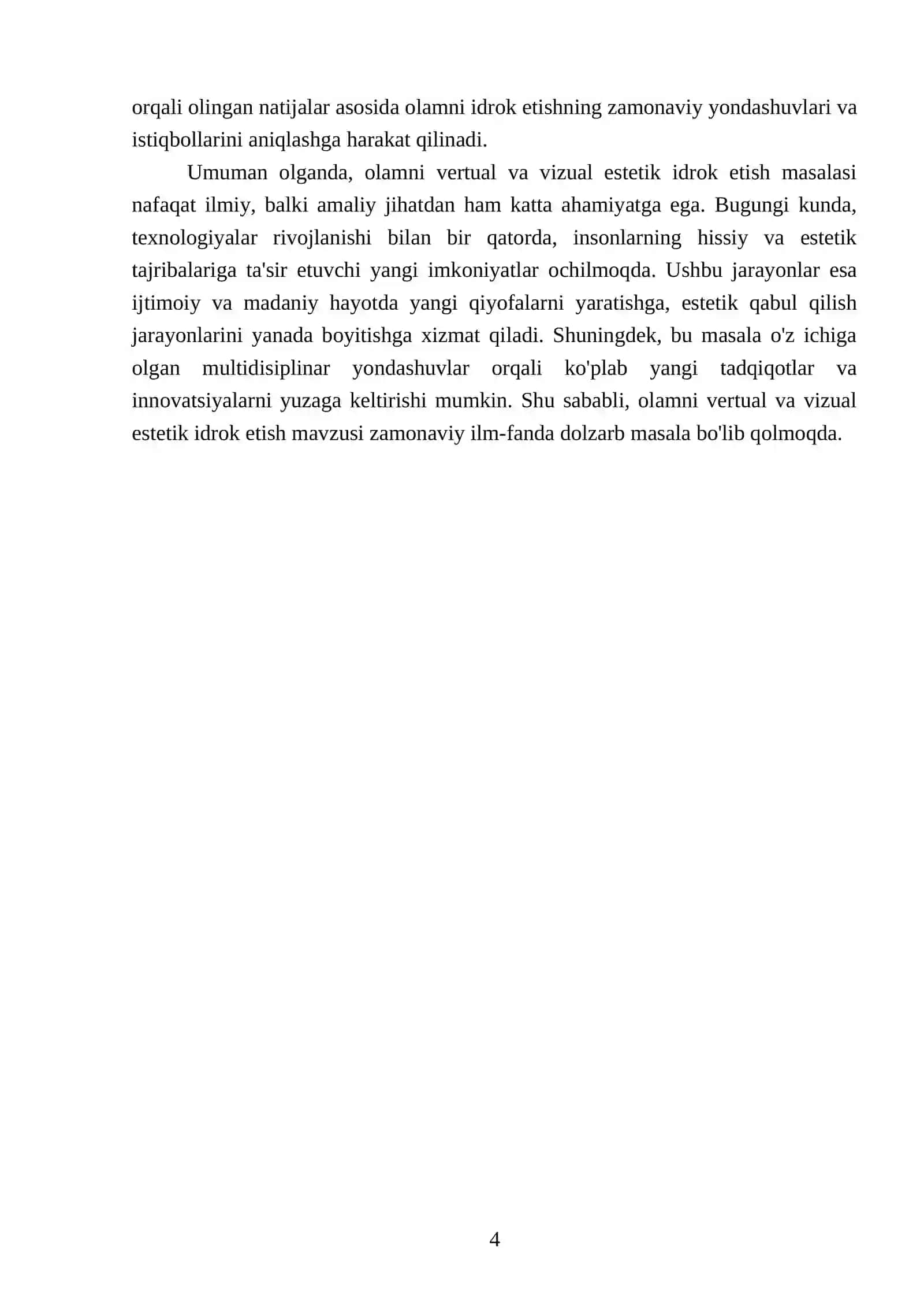 Olamni vertual va vizual estetik idrok etish 4