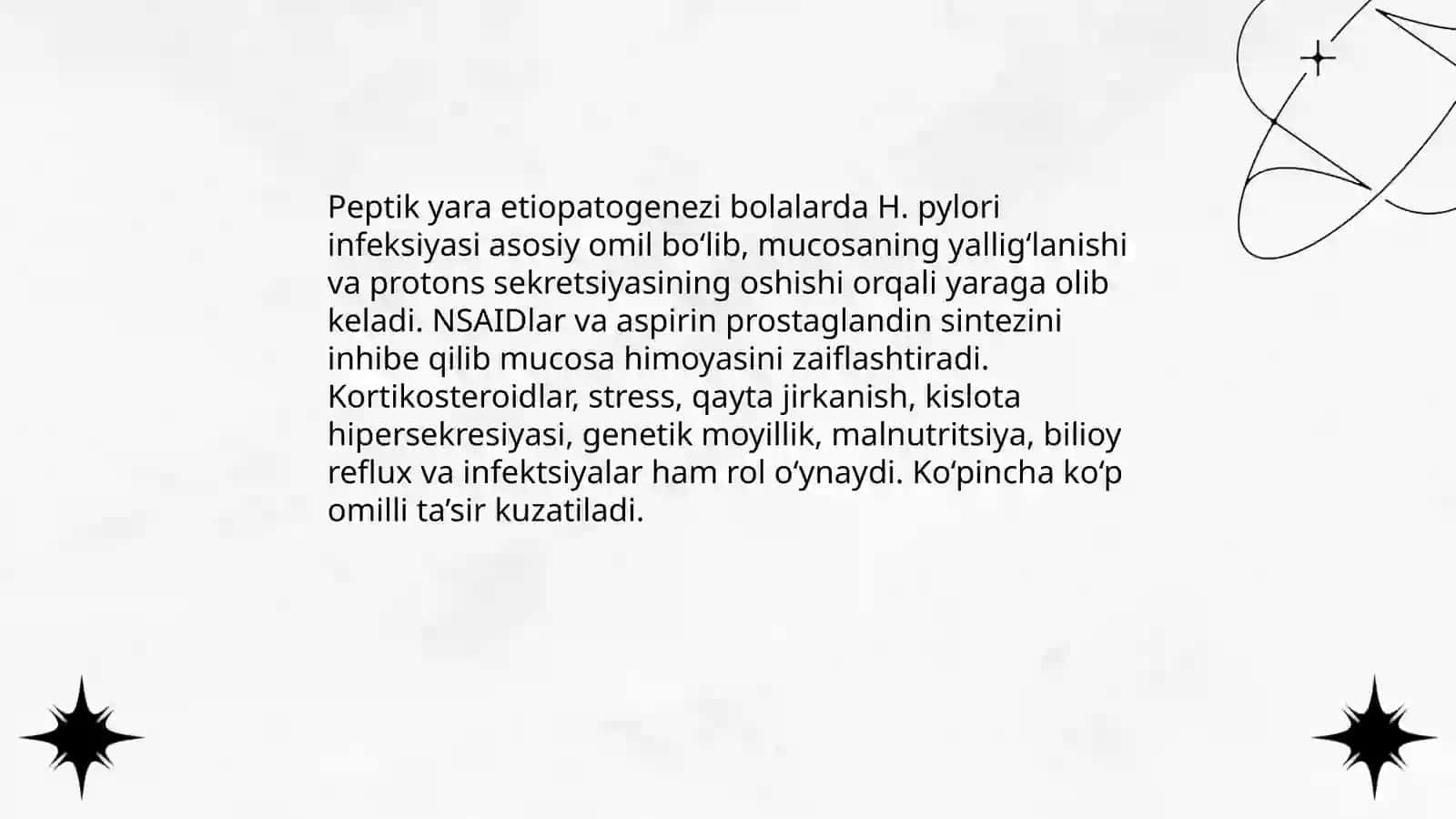 Bolalarda oshqozon va 12 barmoqli ichak yara kasalligi 4